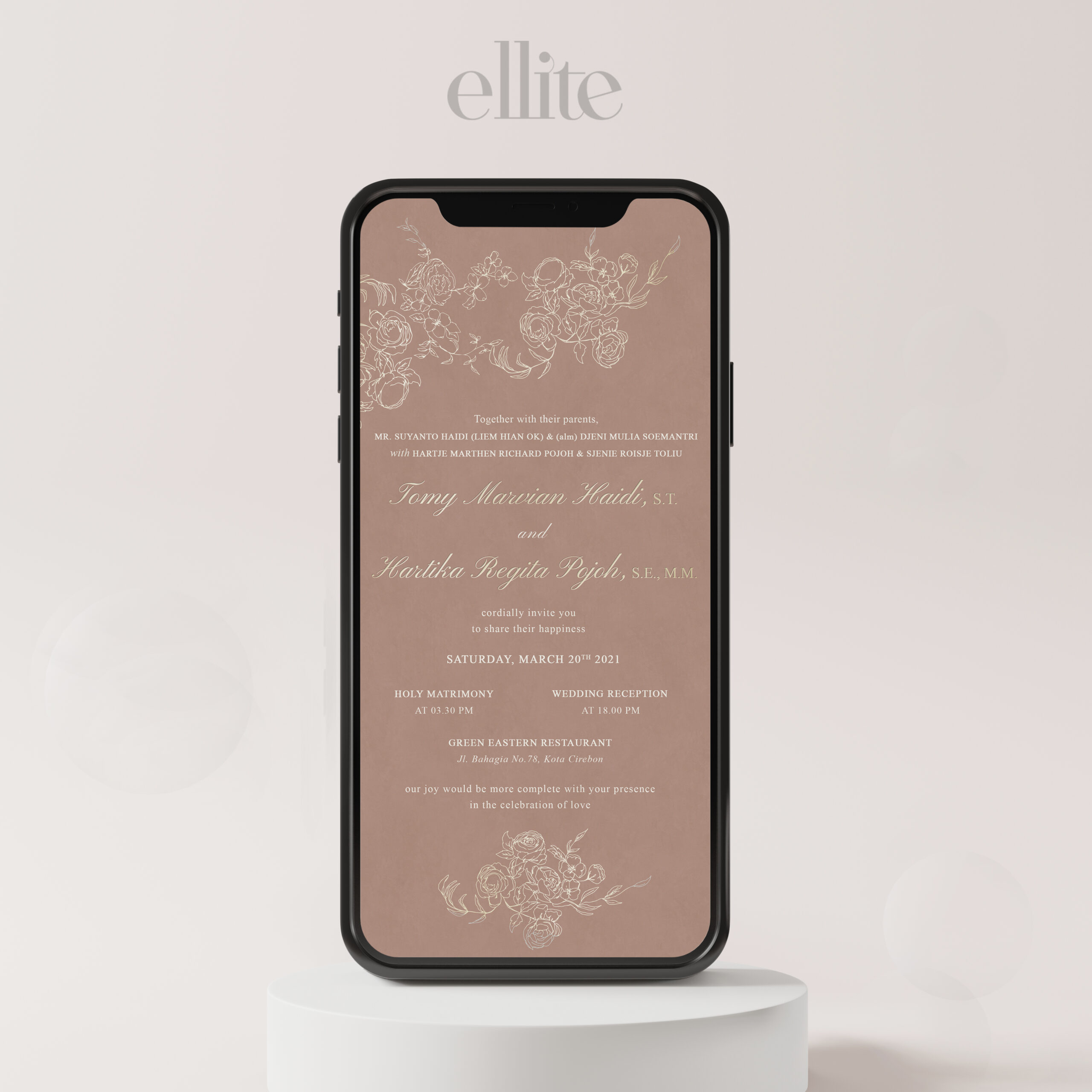 Empty screen Smartphone Psd Mockup